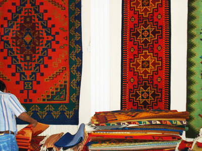 Rugs from Teotitlán del Valle, Oaxaca in Mexico