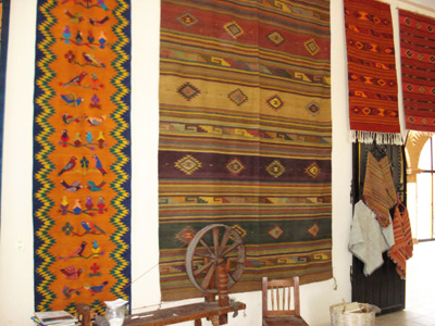 Rugs from Teotitlán del Valle, Oaxaca in Mexico