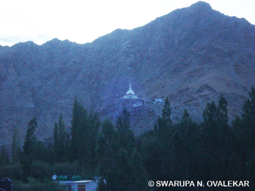 11 Shanti Stupa at dusk