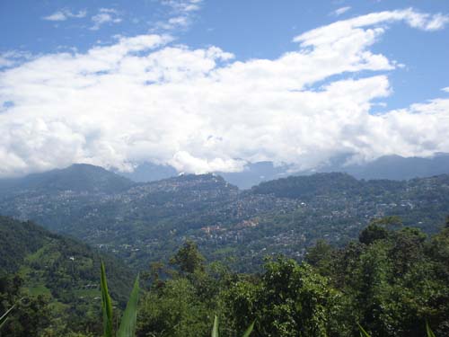 View of Gangtok