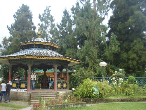 Gazebo at Ridge Park in Gangtok