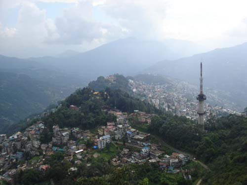 View from Ganesh Tok in Gangtok
