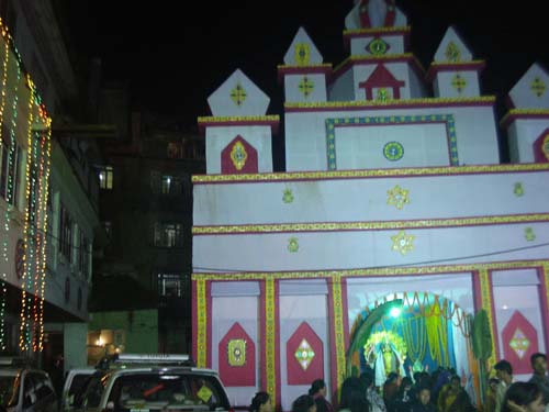 Vishwakarma Pooja Pandal in Gangtok